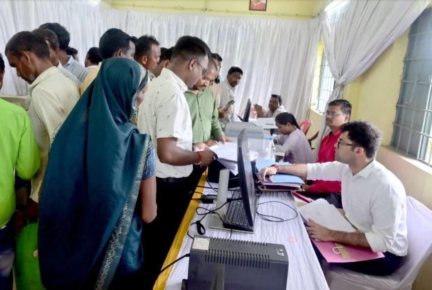 रोजगार के लिए अब तक 104 भू-विस्थापितों ने लिया नामांकन पत्र